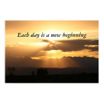 Each day is a new beginning Each day is a new beginning