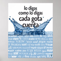 Each drop counts poster