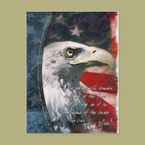 Eagel Thank You postcards