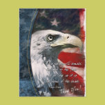 Eagel Thank You postcards