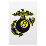 Eagle and 8 Ball Stationery Design