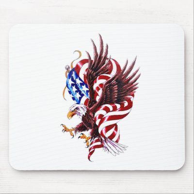 american flag eagle tattoo. Eagle and American Flag Tattoo