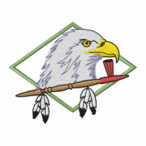 Eagle and Peace Pipe embroidered shirts
