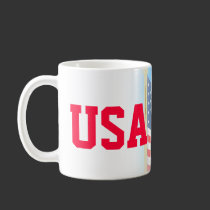 Eagle and US Flag mugs