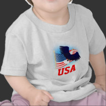 Eagle and US Flag t-shirts