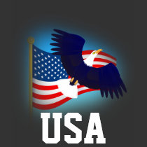 Eagle and US Flag t-shirts