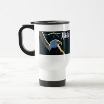Eagle at Attention; Alaska Mug