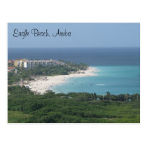 Eagle Beach, Aruba, on Postcard postcards