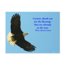 Eagle blessing postcards