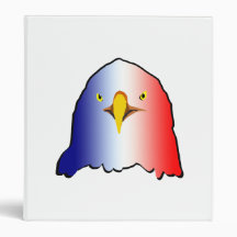 eagle blue white red vertical 3 ring binders