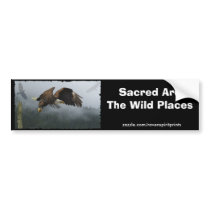 EAGLE, CROW, TOTEM POLE & MISTY FOREST Gifts Bumper Stickers