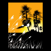 Eagle Desert Summer Silhouettes Poster posters