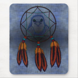 'Eagle Dream Catcher' mousepad