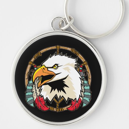 eagle plush keychain