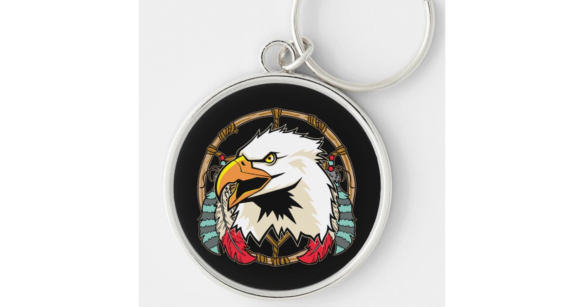 eagle plush keychain