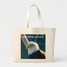Eagle Eyes; Customizable Canvas Bags