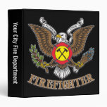 Eagle Firefighter Vinyl Binders