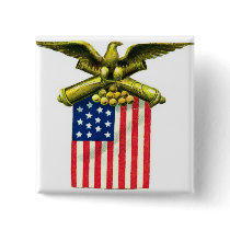 Eagle Flag and Cannons buttons