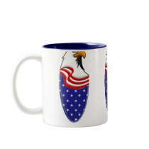 Eagle Flag Banner mugs