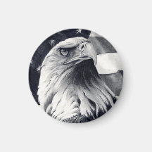 Eagle & Flag Magnet