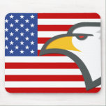 Eagle flag mousepads