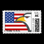 Eagle flag stamp stamps