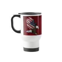 Eagle Flag Travel Mug