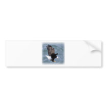Eagle Flight Bumper Sticker