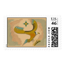 Eagle Flight Postage Stamp