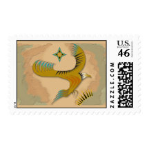 Eagle Flight Postage Stamp