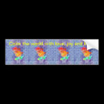 Eagle graffiti on brick wall bumper stickers