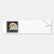 Eagle Head Bumper Stickers