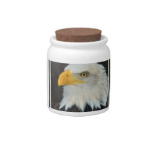 Eagle Head Candy Jar