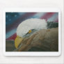 Eagle head w/ Flag Mousepad