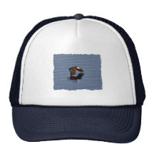 Eagle in Flight Photo Trucker Hats