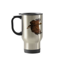 Eagle in Flight Travel Coffee Flask Mug