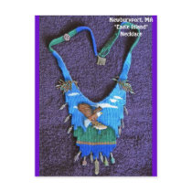 "Eagle Island Necklace" postcards