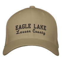 Eagle Lake Lassen County Hat Embroidered Baseball Caps
