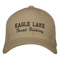 Eagle Lake Trout Fishing Hat Embroidered Hat