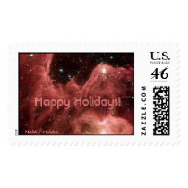 Eagle Nebula, NASA / Hubble, Happy Holidays! postage by moxieann Eagle Nebula, NASA / Hubble, Happy Holidays! postage
