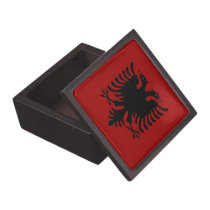 Eagle Of Albania Flag Black On Premium Gift Box