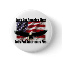 eagle on a flag buttons by madmaler eagle on a flag buttons