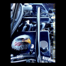Eagle on Engine, American Muscle posters