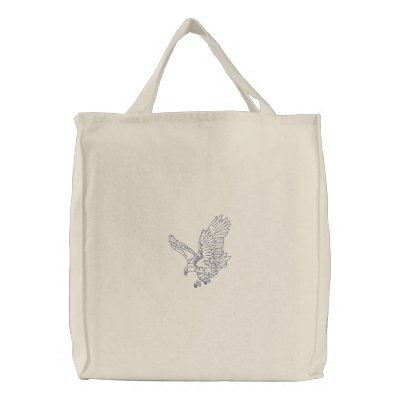 Eagle Outline Canvas Bags by ZazzleEmbroidery