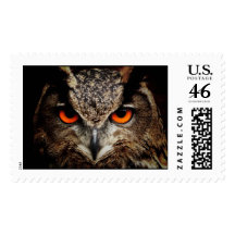Eagle-Owl Postage Stamps