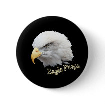 Eagle Peeps Pinback Button