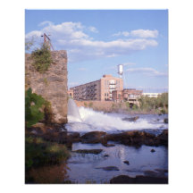Eagle & Phenix Dam Early Spring Photograph