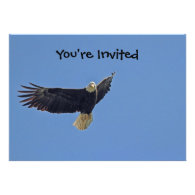 Eagle Picture Custom Invitation