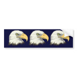 Eagle Profile Bumper Stickers