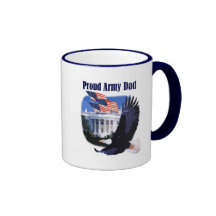 Eagle Proud Army Dad Tshirts and Gifts Coffee Mug